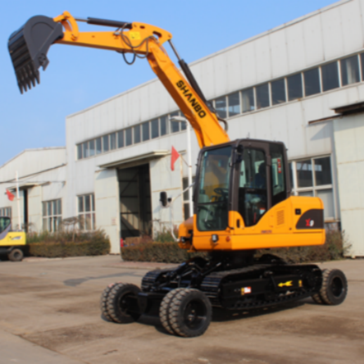 X9 Wheeled Crawler Excavator.