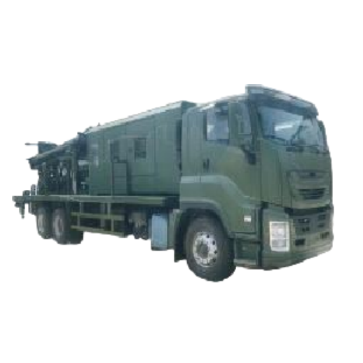 BZCD400CKHW  Truck  mounted   multifunctional  drilling  rig.